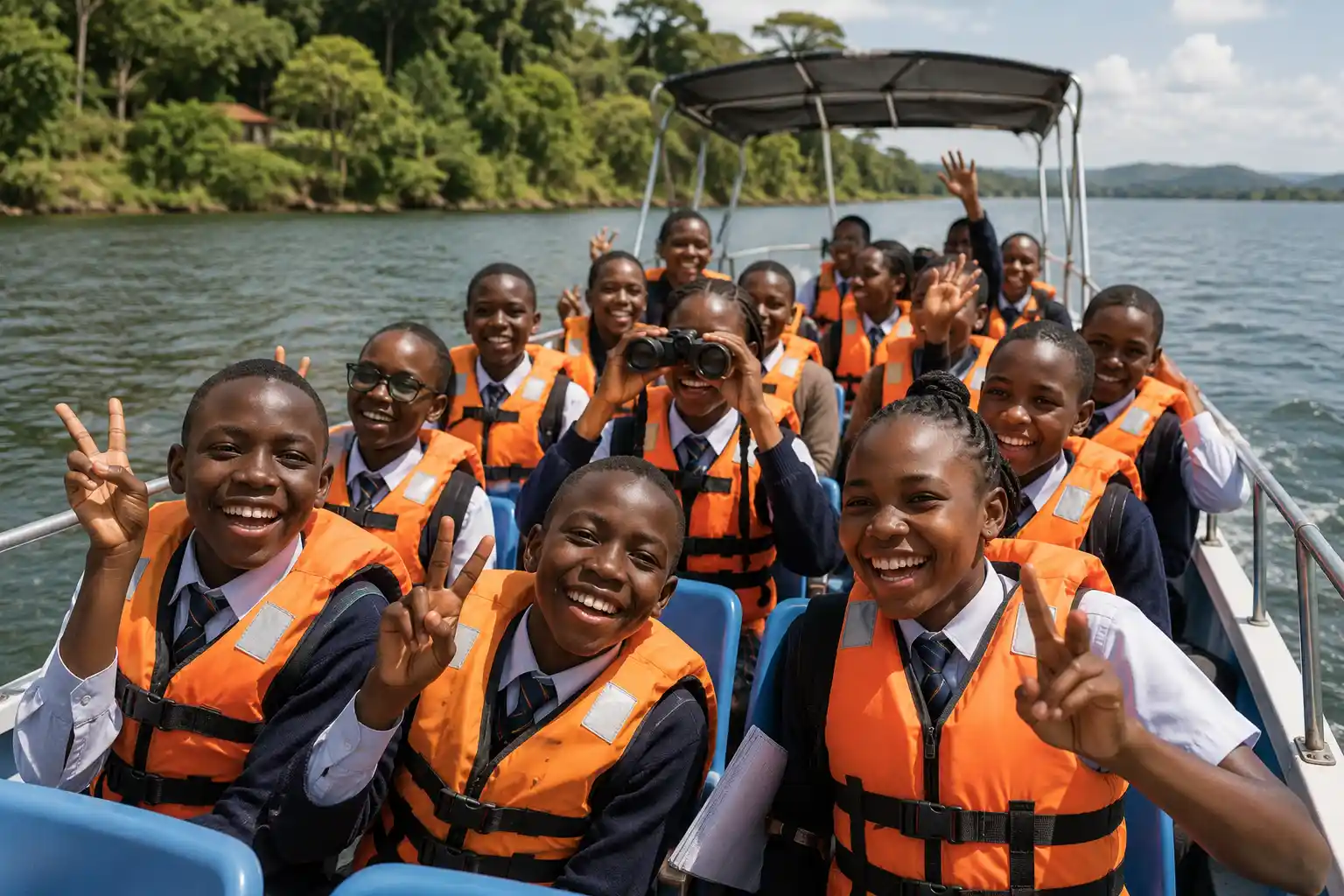 Students on a trip with Teez Tours & Travel