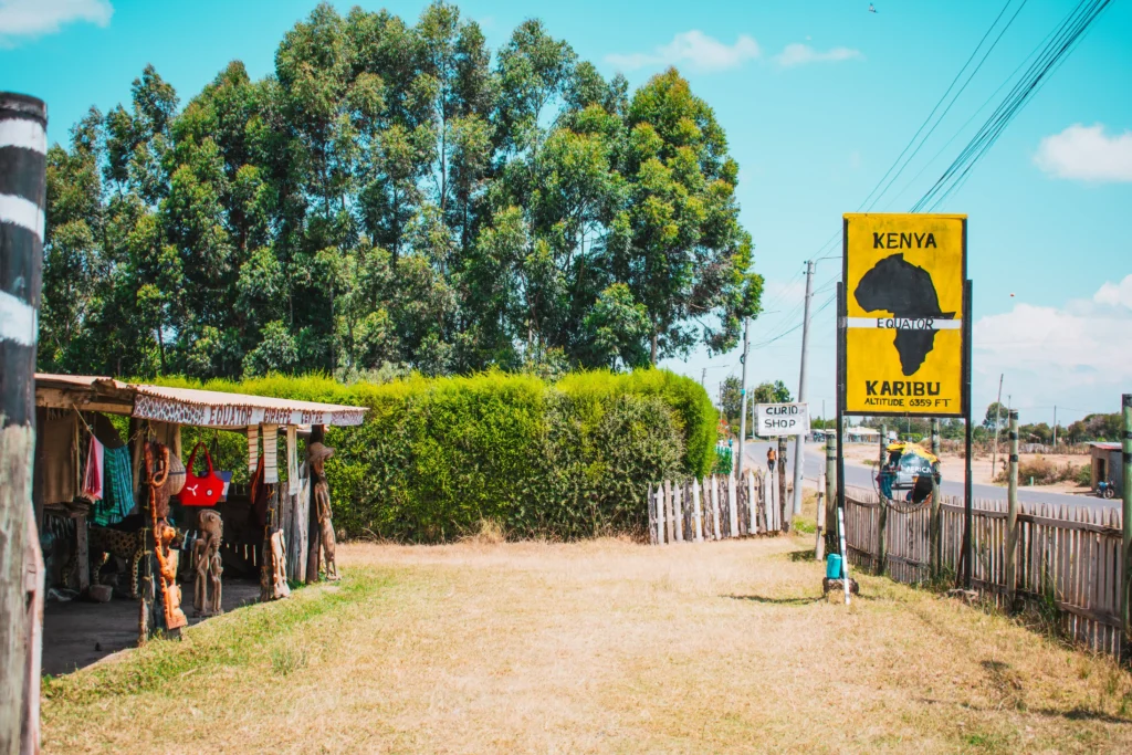 Equator sign in nanyuki